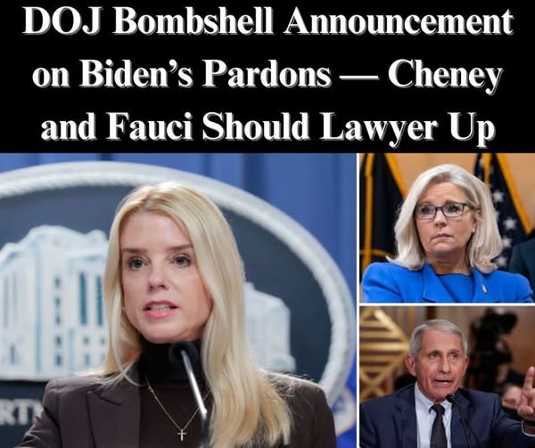 Trump’s DOJ Announces Important News About Biden’s Pardons