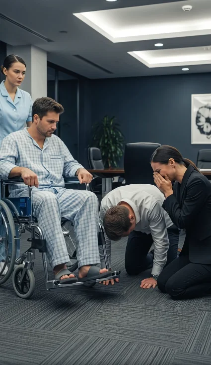 After my engagement ended right before the wedding, I found work as a live-in nurse for a wealthy man who had lost mobility. I thought it would be simple—until what happened that first night left me frozen.
