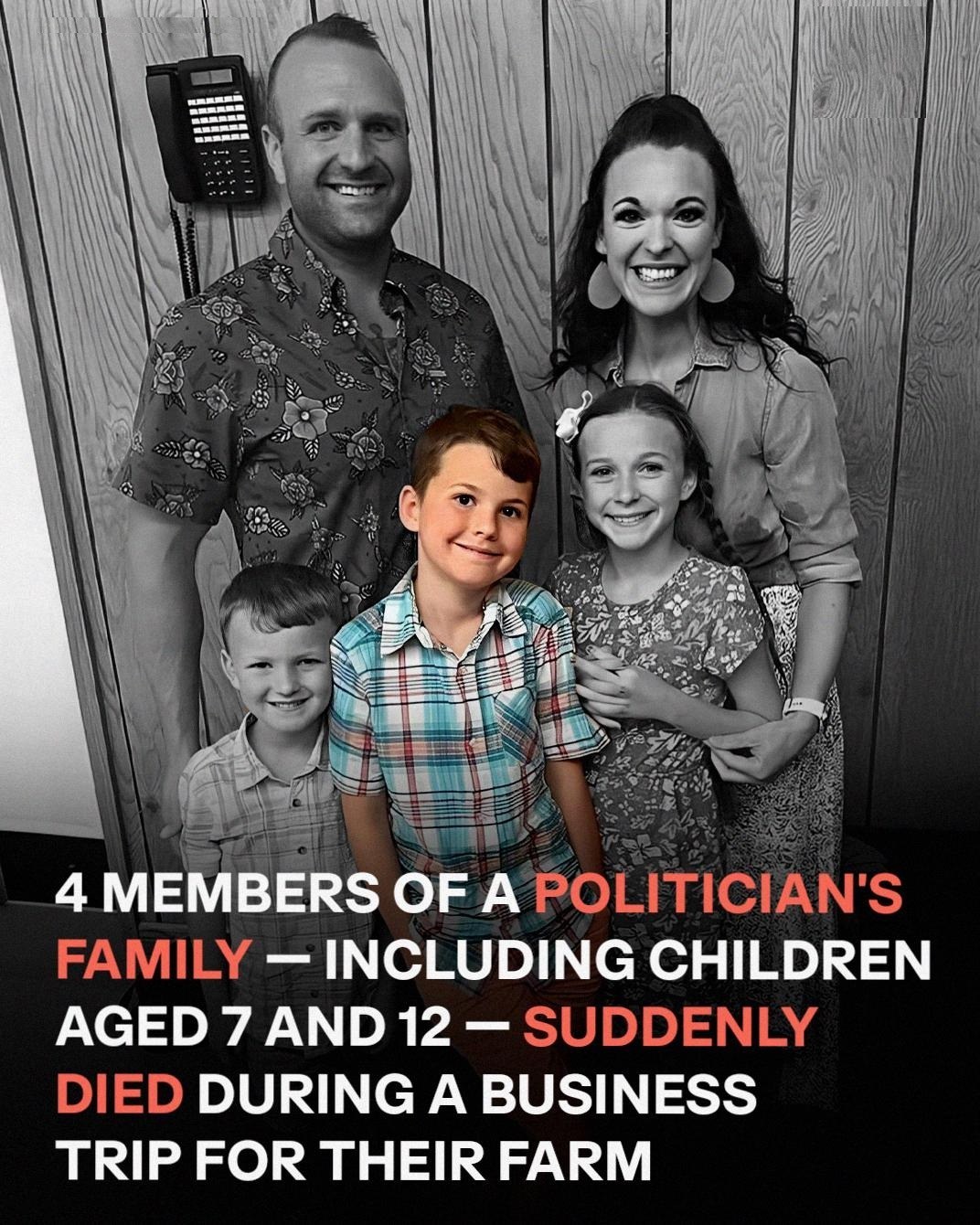 Heartbreak in Illinois: Politician’s Family Dies in Tragic Helicopter Crash — Only One Child Survives