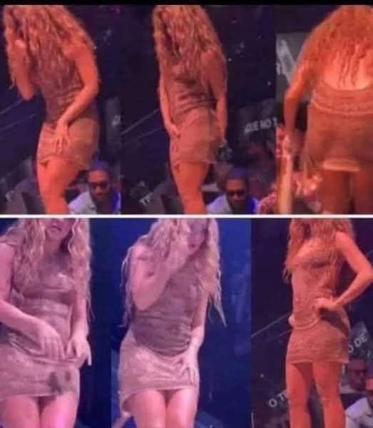 The moment Shakira leaves the stage!