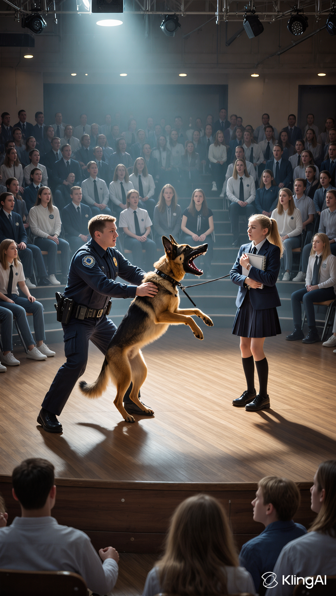 A Police Dog Suddenly Leapt Toward a 16-Year-Old Student and Barked Loudly: When Officers Took Her Fingerprints, They Discovered Something Strange