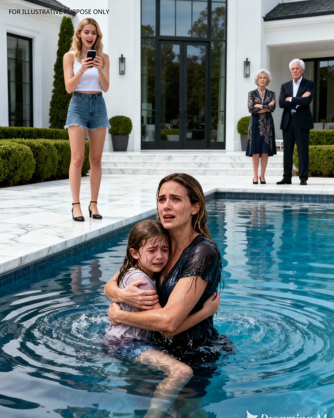 My Sister Threw My Eight-Year-Old Into the Pool for ‘Views,’ and My Parents Held Me Back Laughing — Until I Said, ‘You Just Forgot Who Actually Owns This Mansion.’