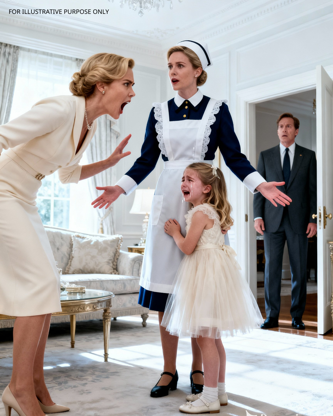 A Millionaire Father Returned Home Early Hoping to Surprise His Blind Daughter — But When He Saw the Housekeeper Standing Like a Shield and Heard His Wife Say, “I Can’t Handle Her Anymore,” The Truth He Discovered About His Own Family Shattered Him to the Core.