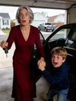 I was buttoning up my coat to go to my husband’s funeral when my grandson burst into the garage, pale as a ghost. “Grandma, don’t start the car! Please don’t!”