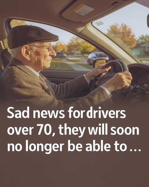 Sad news for drivers over 70, they will soon no longer be able to!