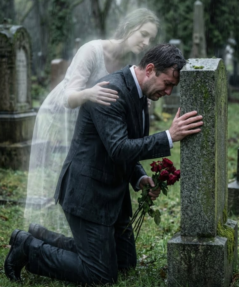 The day before marrying my new wife, I went to clean my late wife’s grave. What happened there was completely unexpected—and it changed my life forever.