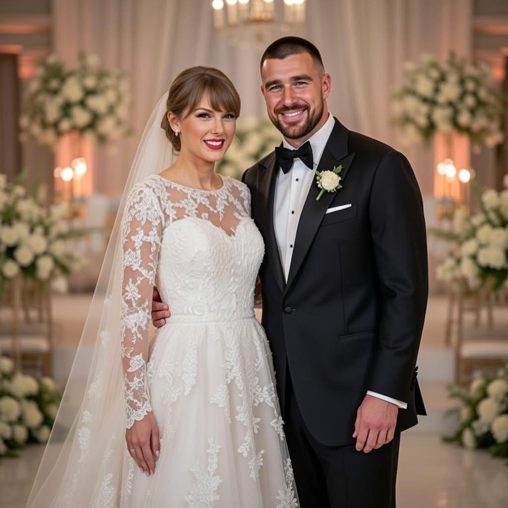 Travis Kelce and Taylor Swift Tie the Knot in Star-Studded Ceremony.