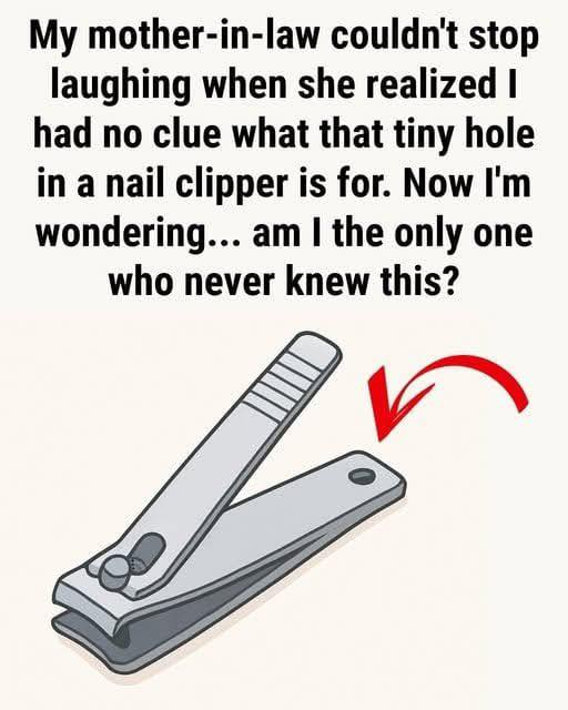The Purpose Of The Tiny Round Hole On Your Nail Clipper
