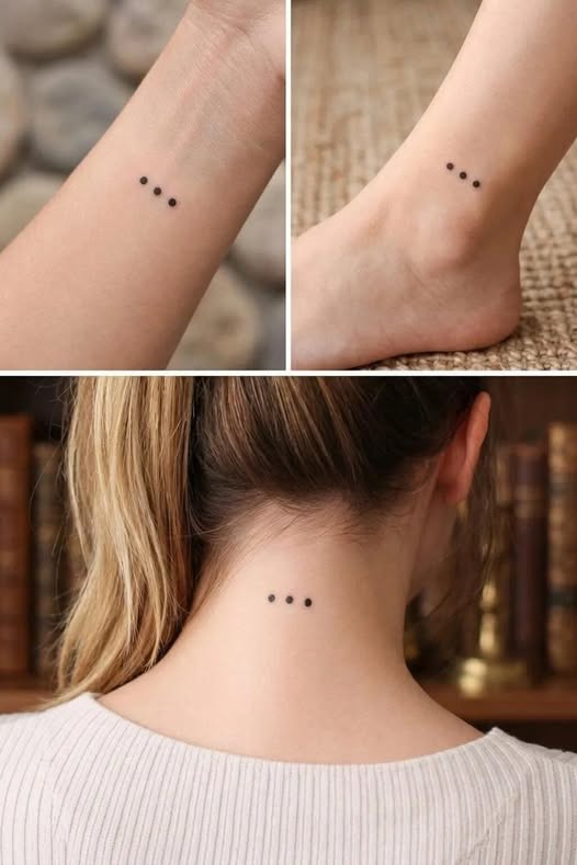 Exploring the Symbolism of the Three-Dot Tattoo!