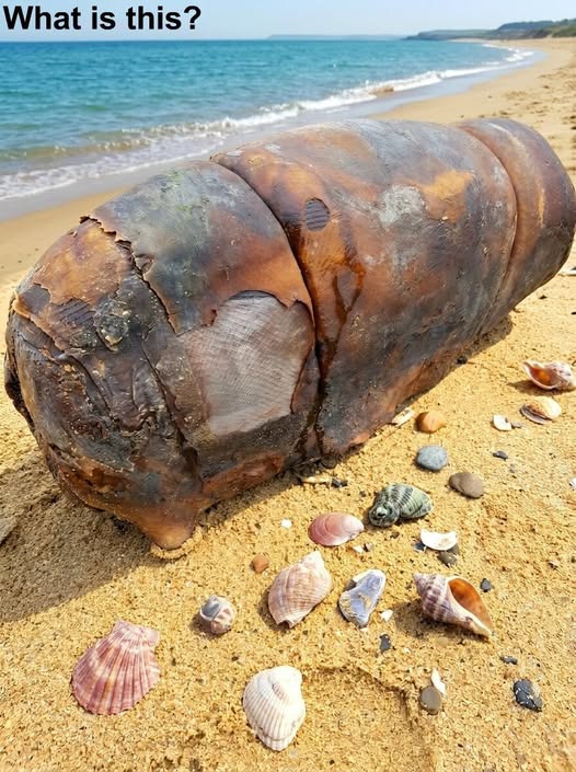 I was walking on the beach when I suddenly came across this.