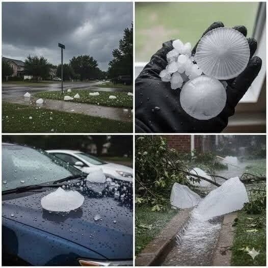 A Sudden Hailstorm Transforms a Normal Day into a Moment of Chaos, Reflection, and Community