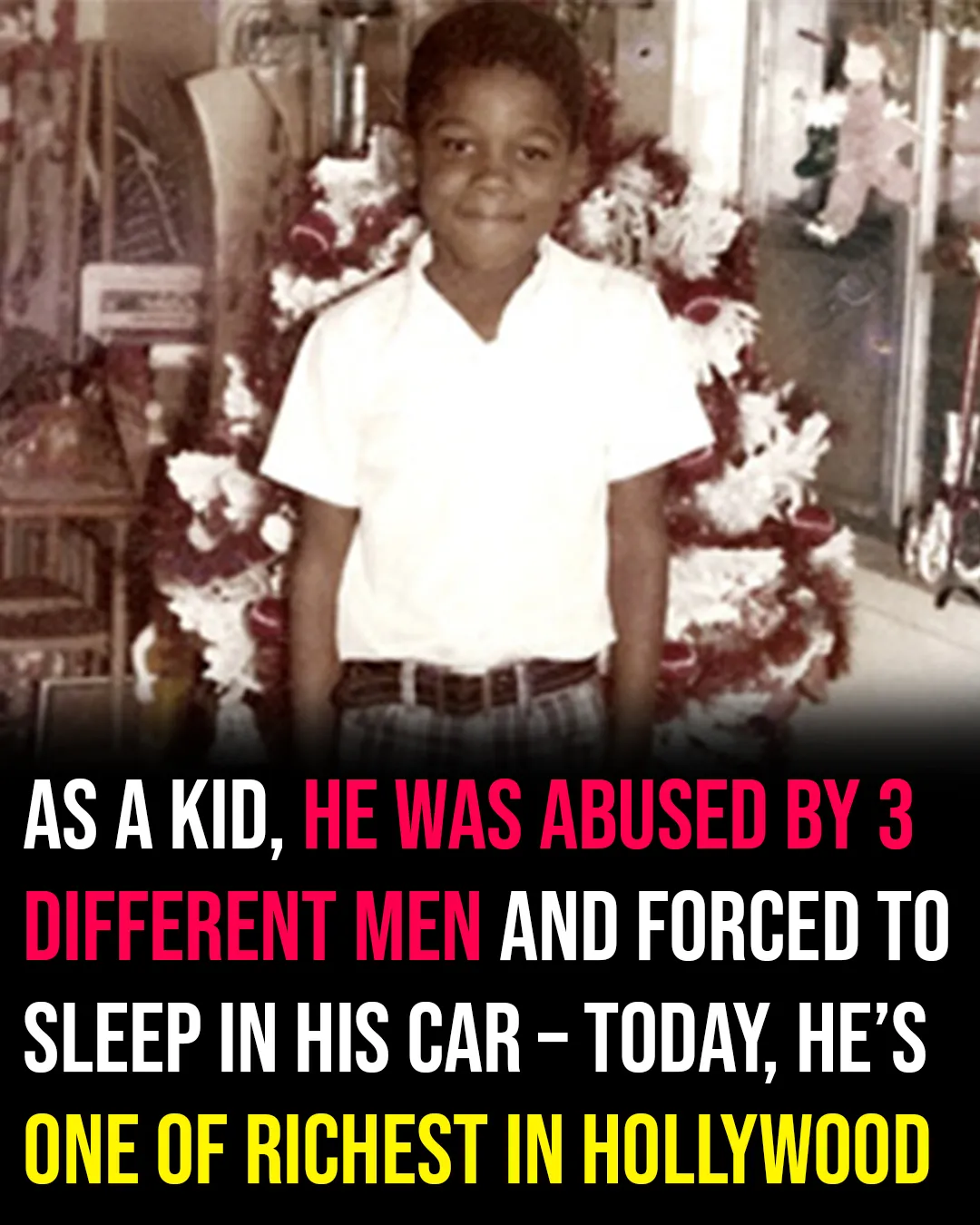 How a childhood he once called “hell” shaped this Hollywood star’s career