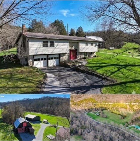 3 beds 2 baths.