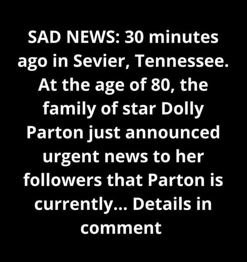 Dolly Parton’s sister issues update after alarming health concerns