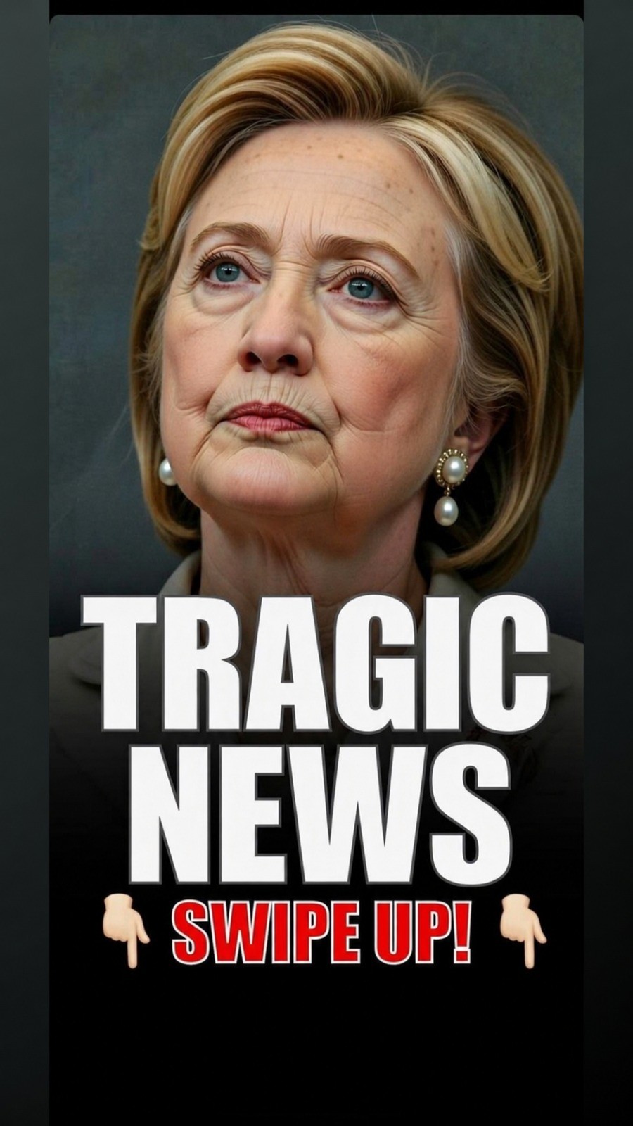 Our thoughts and prayers go out to Hillary Clinton